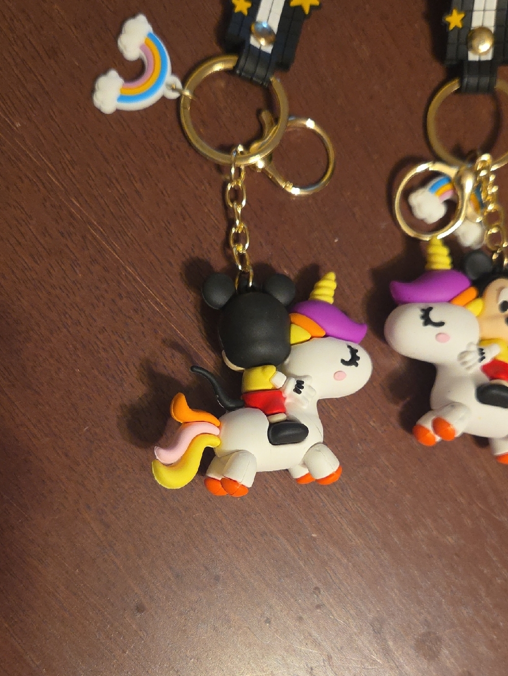 2 3D Mickey Mouse Keychains - Picture 3 of 4